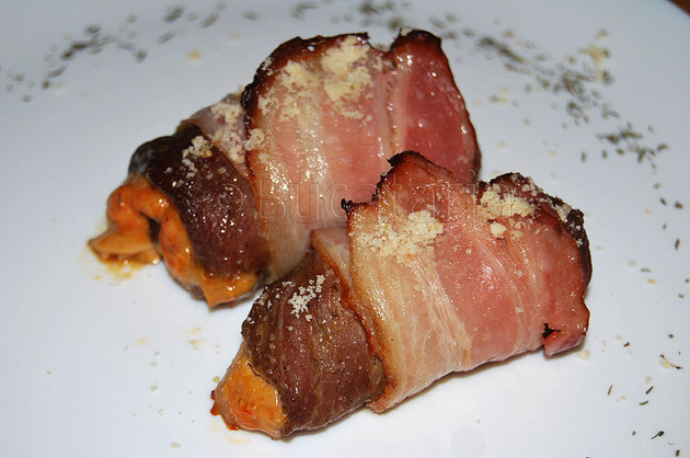 Rulouri de vițel în bacon