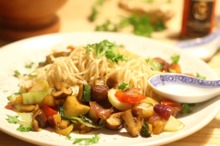 Spaghete cu legume