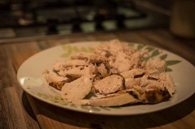 Piept de pui cu salată de varză