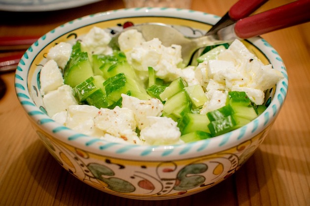 Salată simplă, din 3 ingrediente