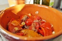 Salată de ardei copţi