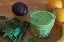 Smoothie cu spanac şi banană